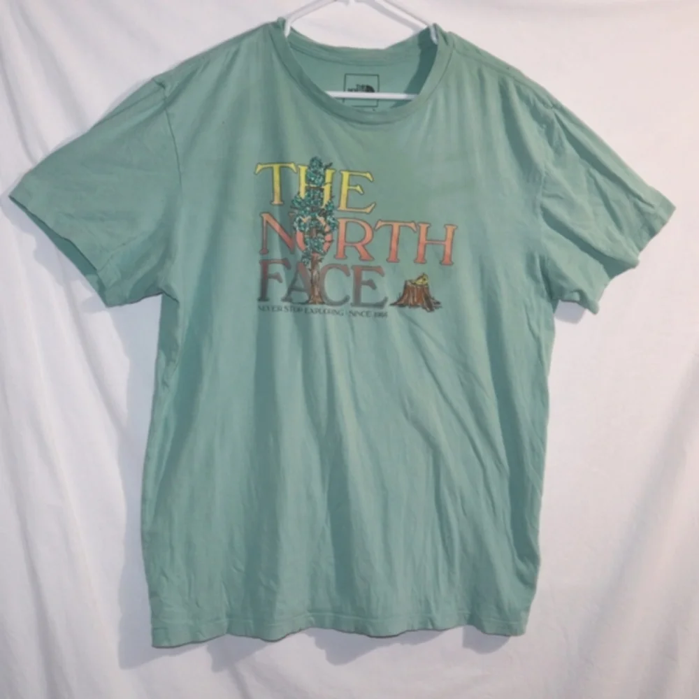 The North Face Thrased Green Tee‎ UNISEX Size L